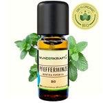 Lade das Bild in den Galerie-Viewer, Entdecken Sie die natürliche Kraft des ätherischen Pfefferminzöls! 100% naturrein und laborgeprüft für Aromatherapie, Hautpflege und Entspannung. Vielseitige Anwendungen für Mensch und Tier. Überzeugen Sie sich selbst von der Wirkung! Jetzt bestellen und die Natur in Ihr Zuhause holen.