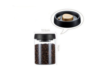 Holen Sie sich jetzt unsere hochwertigen Vakuumdosen Vakuumbehälter aus Glas! Bewahren Sie Kaffeebohnen, Tee und Gewürze frisch auf, indem Sie die Luft einfach absaugen. Dank des luftdichten Designs bleiben Ihre Lebensmittel bis zu einem Monat frisch. Bestellen Sie jetzt und halten Sie Ihre Lebensmittel länger frisch!